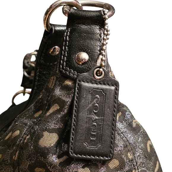 Coach F21063 Ocelot Metallic Hobo - Picture 6 of 11